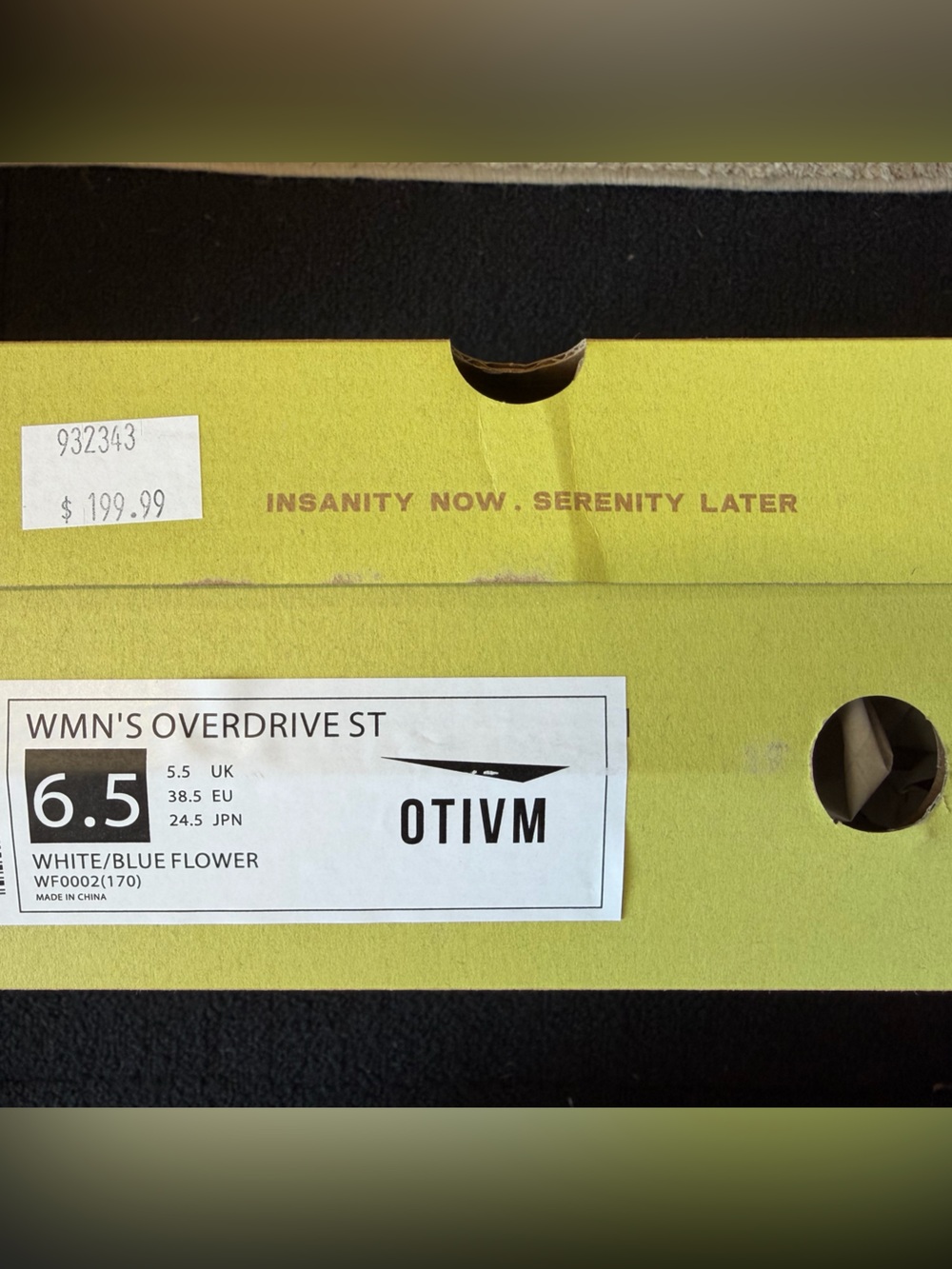 Women’s OTIVM Overdrive ST in white and blue flower - Picture 6 of 11